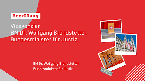 Vizekanzler BM Dr. Wolfgang Brandstetter (Bundesminister für Justiz) Vizekanzler BM Dr. Wolfgang Brandstetter (Bundesminister für Justiz)