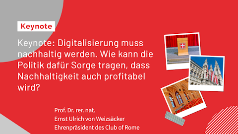 Dr. rer. nat. Ernst Ulrich von Weizsäcker (Club of Rome) Dr. rer. nat. Ernst Ulrich von Weizsäcker (Club of Rome)