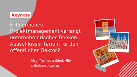 Mag. Thomas Waldorf, MBA (milestone p.o.e. ag) Mag. Thomas Waldorf, MBA (milestone p.o.e. ag)