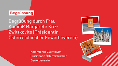 KommR Kriz-Zwittkovits (Präsidentin Österreichischer Gewerbeverein) KommR Kriz-Zwittkovits (Präsidentin Österreichischer Gewerbeverein)