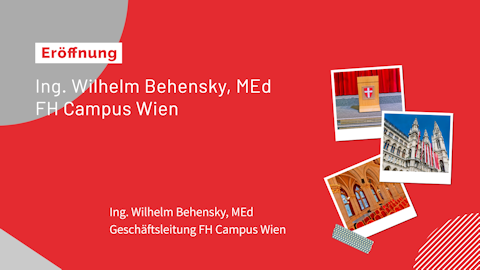 Wilhelm Behensky (FH Campus Wien) Wilhelm Behensky (FH Campus Wien)