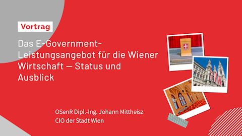 OSenR Dipl.-Ing. Johann Mittheisz (Magistratsdirektion der Stadt Wien) OSenR Dipl.-Ing. Johann Mittheisz (Magistratsdirektion der Stadt Wien)